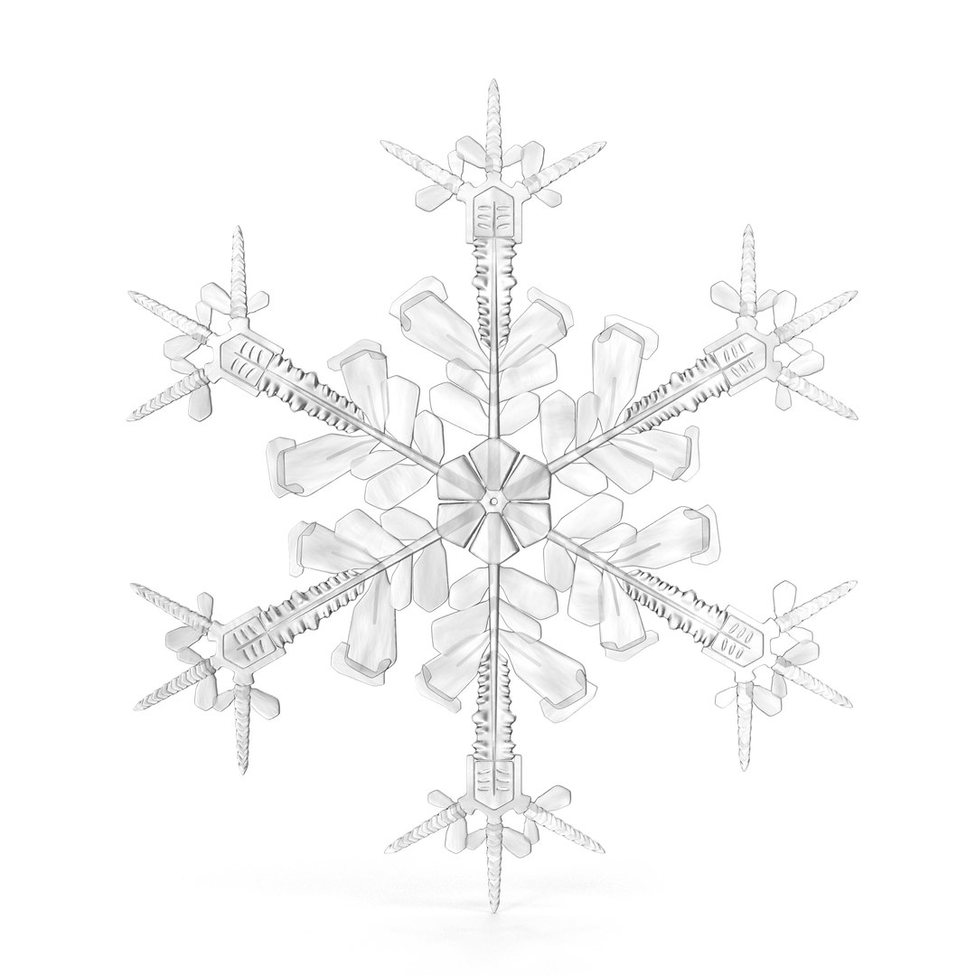 Snowflake 4 3D model preview