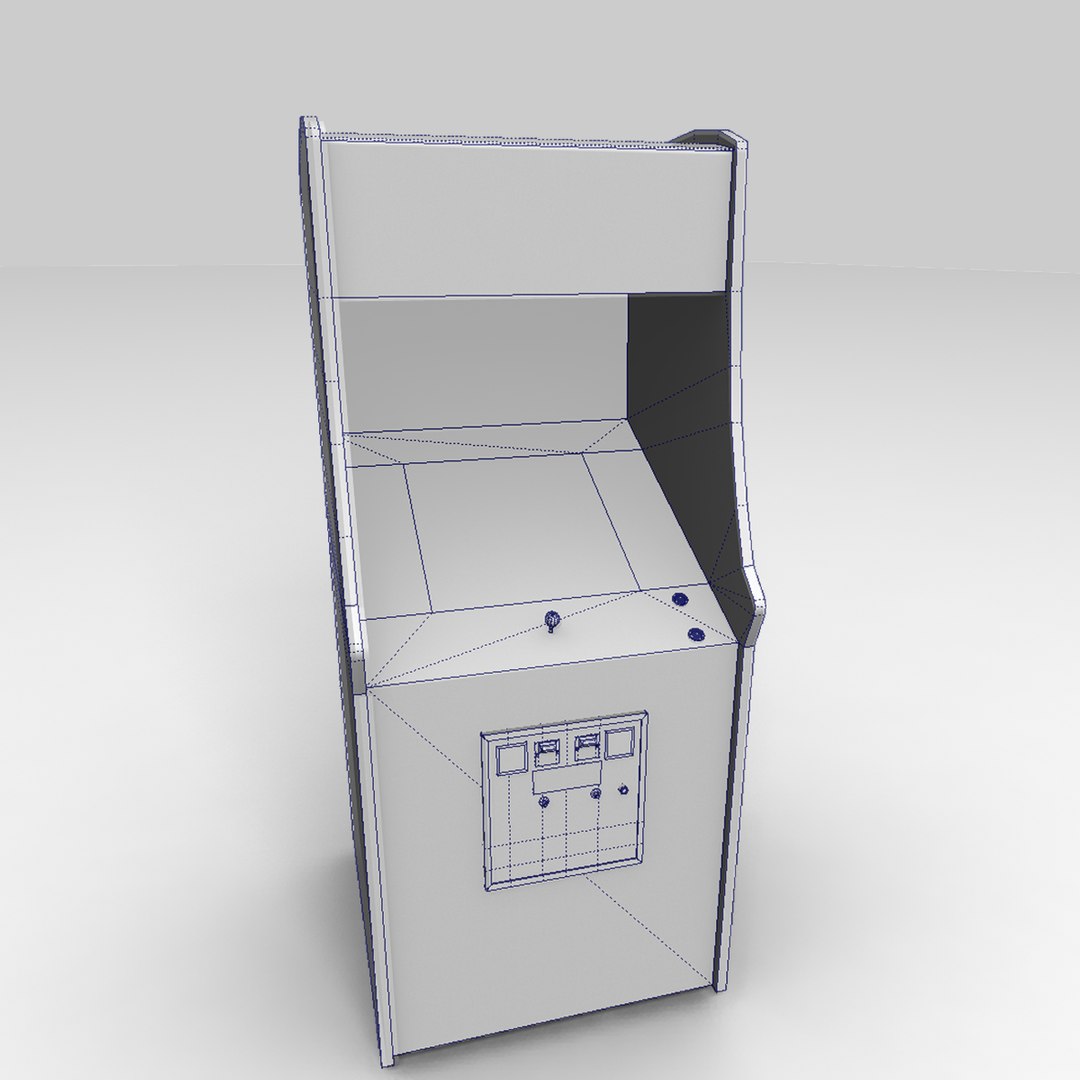 3d Model Pac Man Arcade