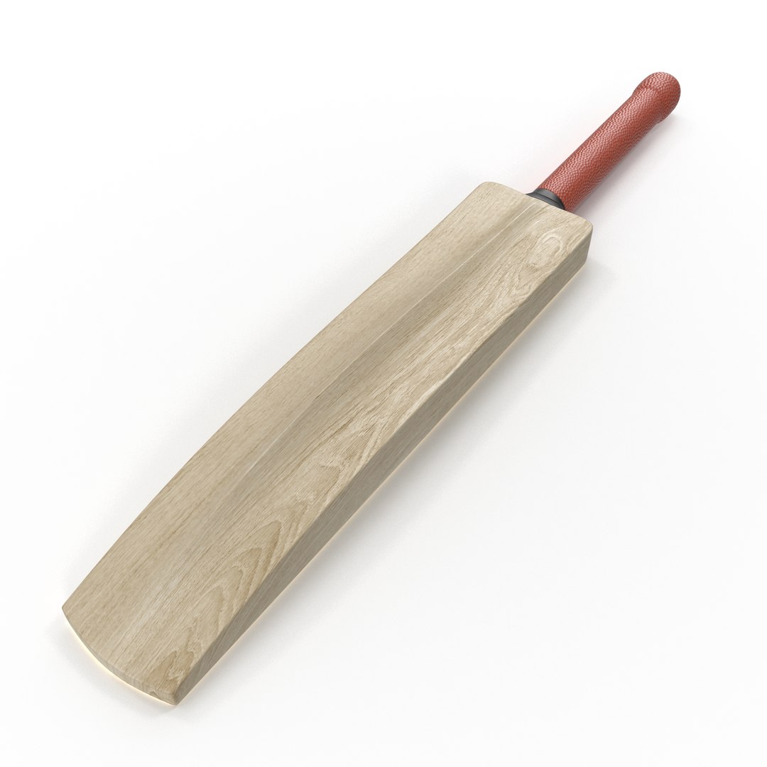 Cricket Bat 3D Model 3D model preview