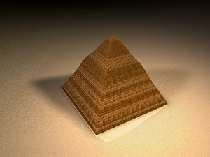 3d pyramid desert skybox