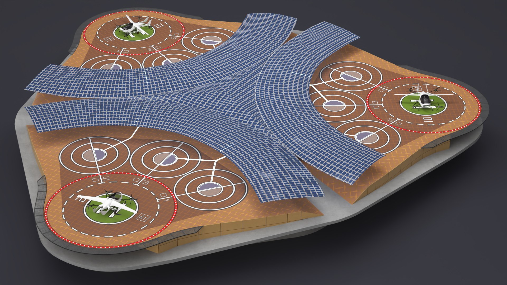 3D model Air Taxi Landing Pad https://p.turbosquid.com/ts-thumb/Od/Fm0CGo/j2/airtaxilandingpadc4dmodel008/jpg/1715898734/1920x1080/fit_q87/c9660fa4ea9a8e1df530789e65c15bb070d4c6ee/airtaxilandingpadc4dmodel008.jpg