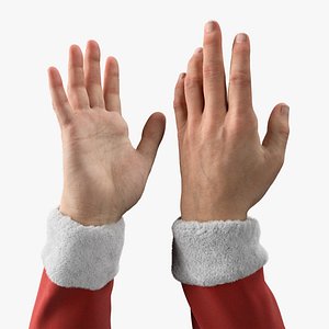3D Realistic Santa Arms - Cinematic Edition model