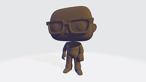 Funko Pop DIY Custom Boy for 3D Print only 3D