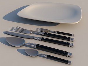 3d model dinner plate