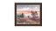 Artwork in vintage Wood Frame