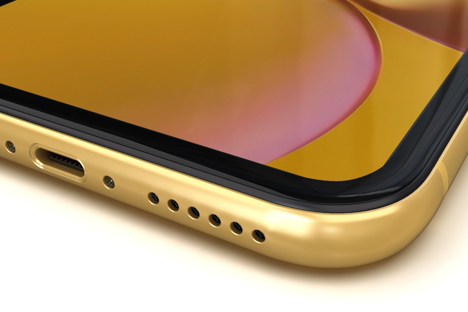 Apple Iphone Xr Yellow 3d Model Turbosquid 1337316 4341