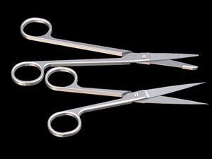 3d model surgical scissors medical