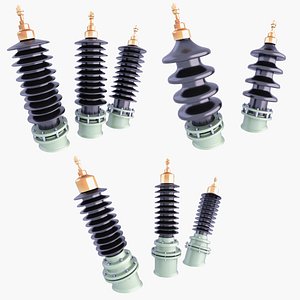 Transformer Power Insulators v7 3D model