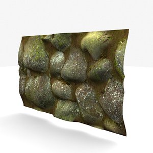 tileable mossy rock wall tiles 3d max