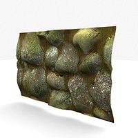Tilable Mossy Rock Wall