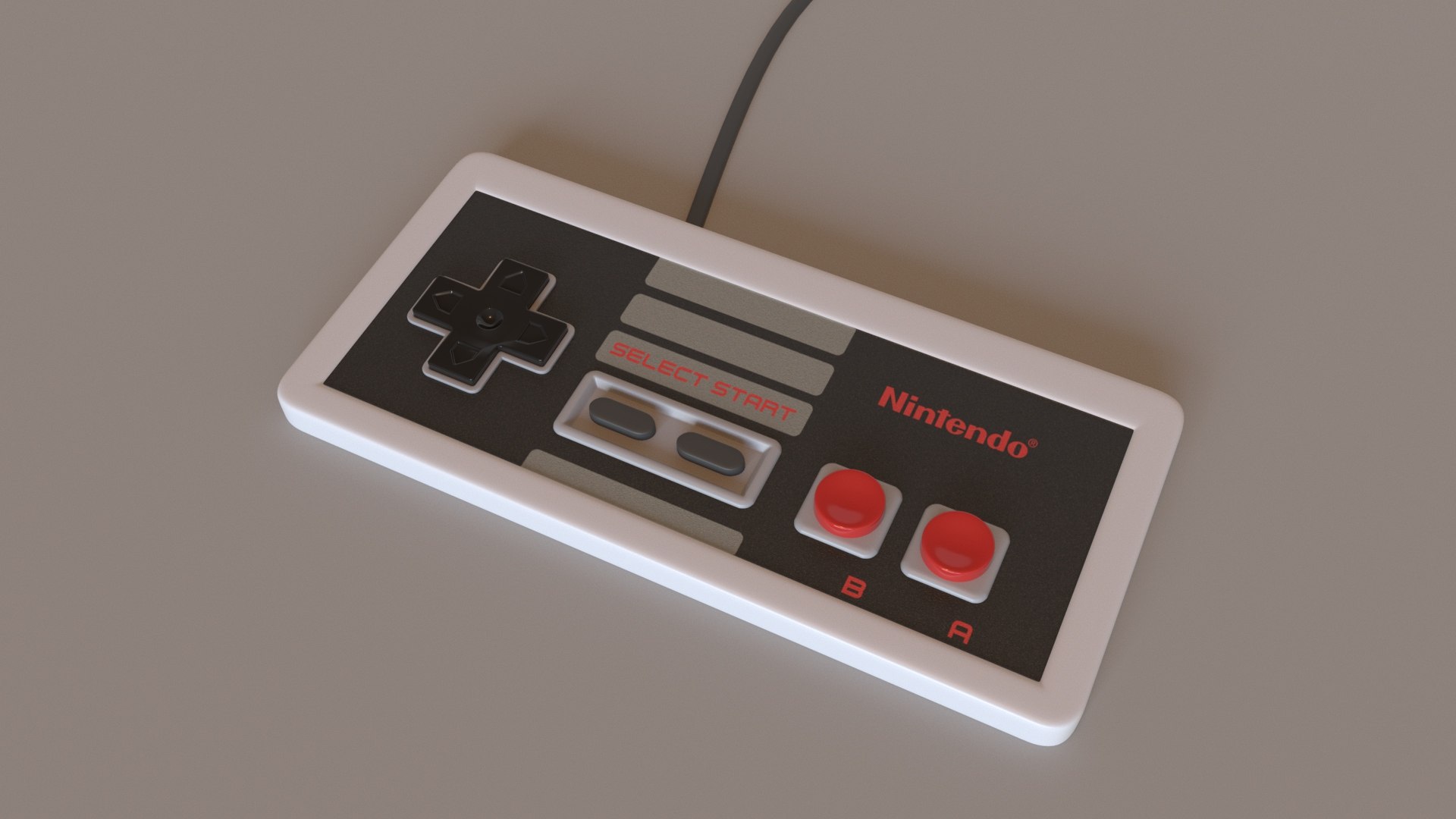 Nes Controller 3D Model - TurboSquid 1389596