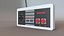 nes controller 3D model