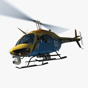 bell helicopter news media 3d model