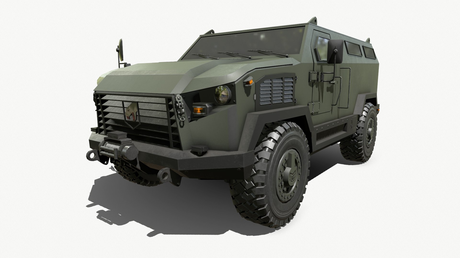 VIPER 4x4 MRAP Mine-Resistant Ambush Protected 3D Model - TurboSquid ...