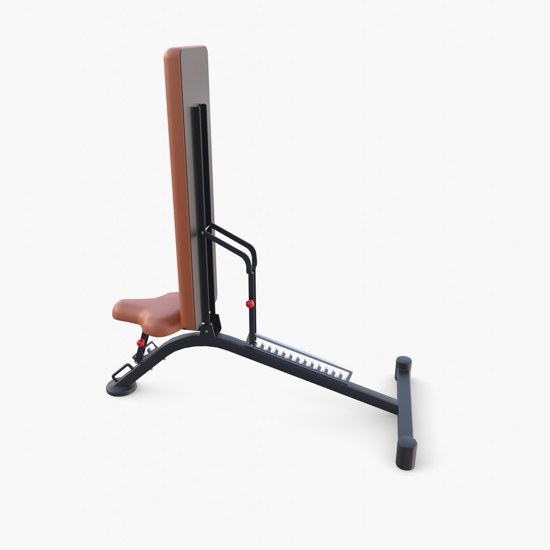3D Adjustable Bench - TurboSquid 2009014