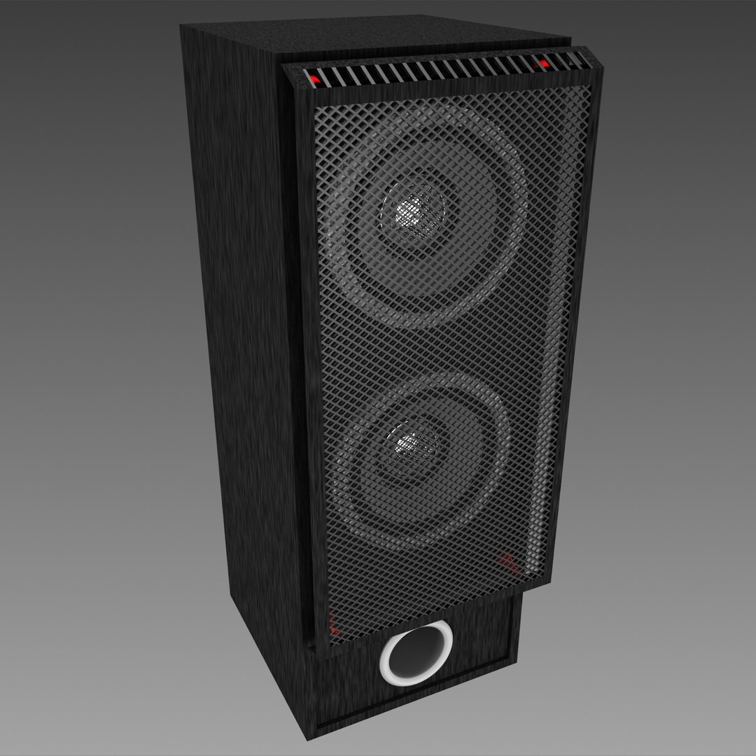 3d Model Speaker 3602