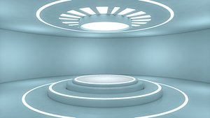 3D Sci Fi Room model