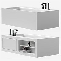 Gessi Rettangolo 180x100