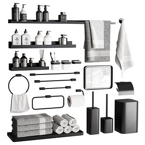 Bathroom Accessories 128 3D model