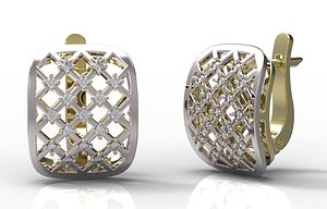 3d model earrings 96