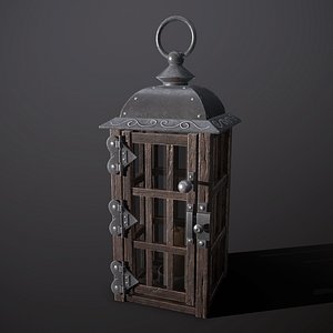 lamp wood 3D model