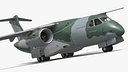 Embraer C 390 Tactical Transport Aircraft Camouflage