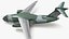 Embraer C 390 Tactical Transport Aircraft Camouflage 3D model