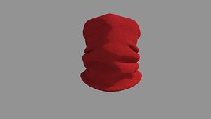 3D Scarf - High Neck Collar