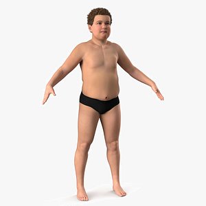 Plus Size Kid Anatomical Body A-Pose