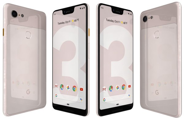 3D model google pixel 3 xl