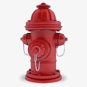 3d model hydrant cartoon