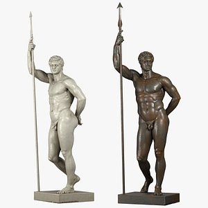 Greek Soldier Sculpture