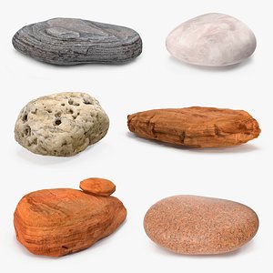 3D stone rocks 6
