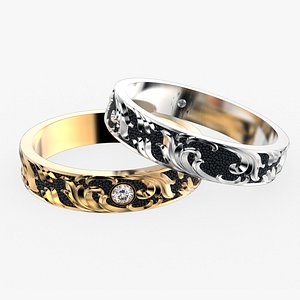 Gemstone ring Golden Ratio R57 all sizes print