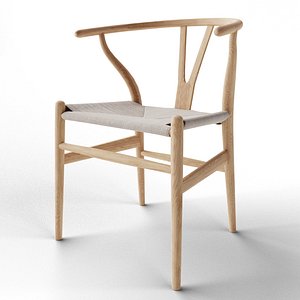 Ch24 Wishbone Chair 3D model