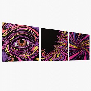 Wall painting 3D model