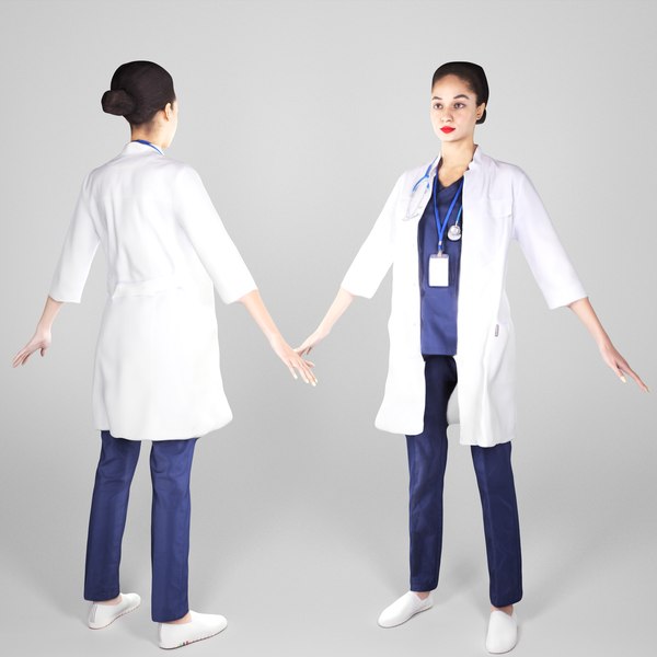 ready a-pose rigging model