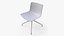 Plastic Chair White 3D model