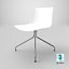 Plastic Chair White 3D model