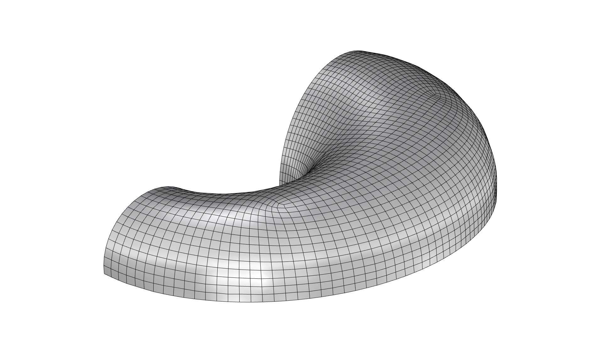 Quarter Donut Geometry 3D - TurboSquid 2188322