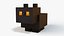 3D Minecraft Baby Cat model