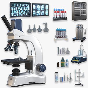 laboratory tools pack 2 3D model