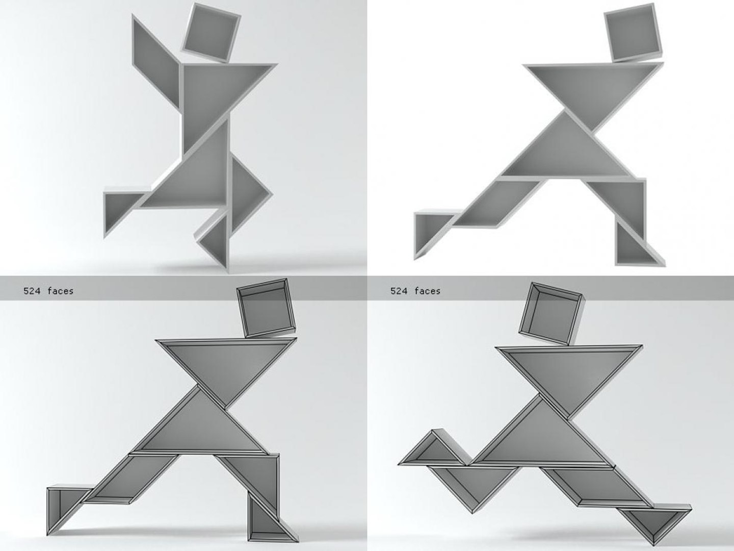 3D Tangram 11 - TurboSquid 1184850