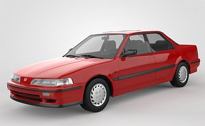 3D Honda Integra 1990 model