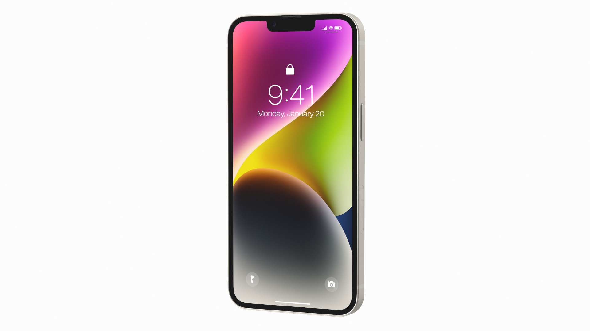 Apple IPhone 14 Starlight Model - TurboSquid 1981811