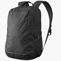 Backpack Black Vray and PBR