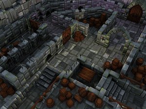 Castle maze walls