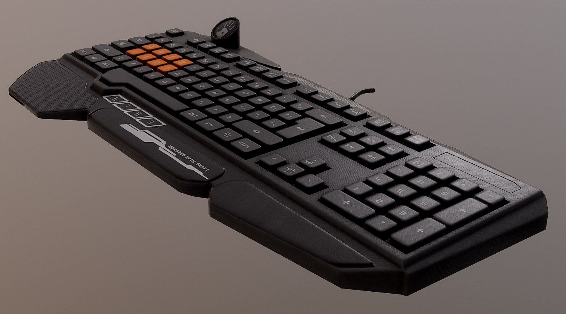 3D A4tech Bloody B318 Keyboard - TurboSquid 1262439