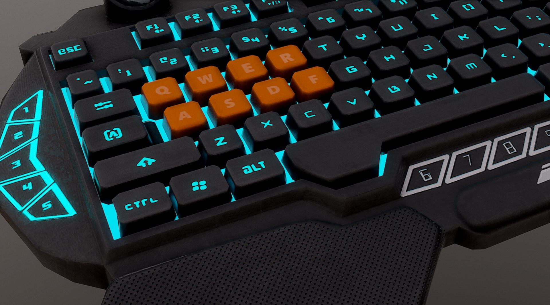 3D A4tech Bloody B318 Keyboard - TurboSquid 1262439