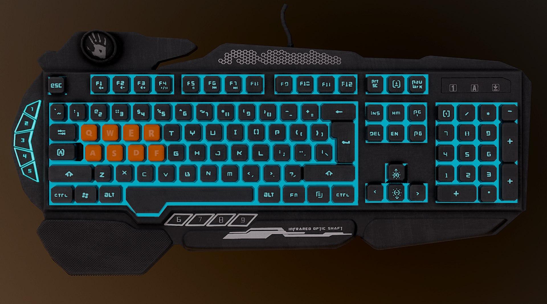 3D A4tech Bloody B318 Keyboard - TurboSquid 1262439